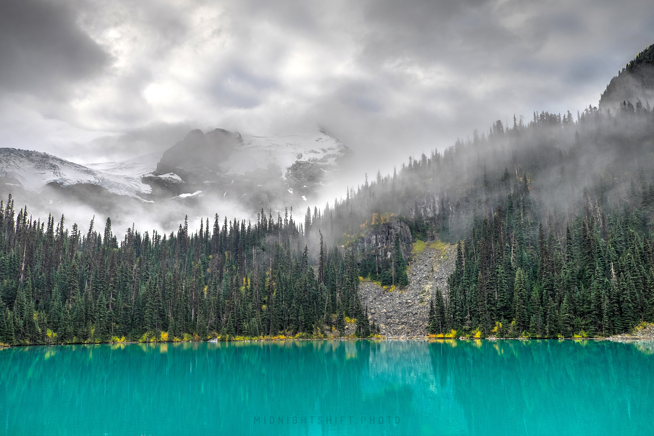 Second lake @ Joffre Lake Provincial Park in British Columbia, Canada. 